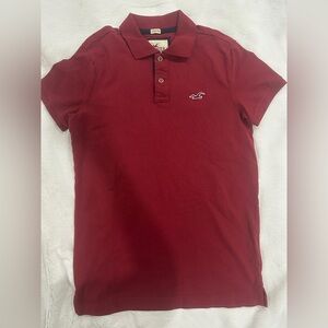 Hollister Red Polo Shirt